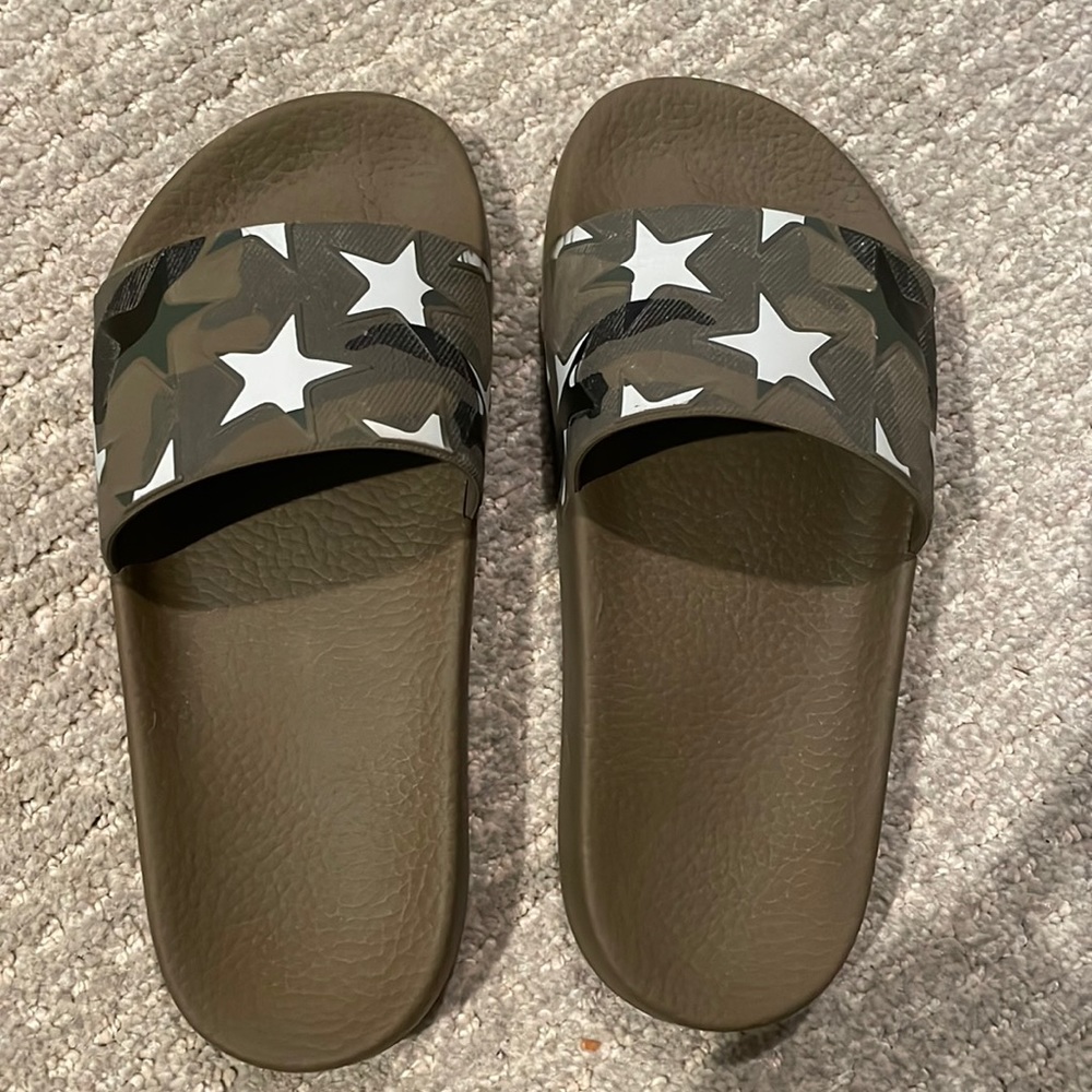 Valentino Camo Slides size 36 (us 6)